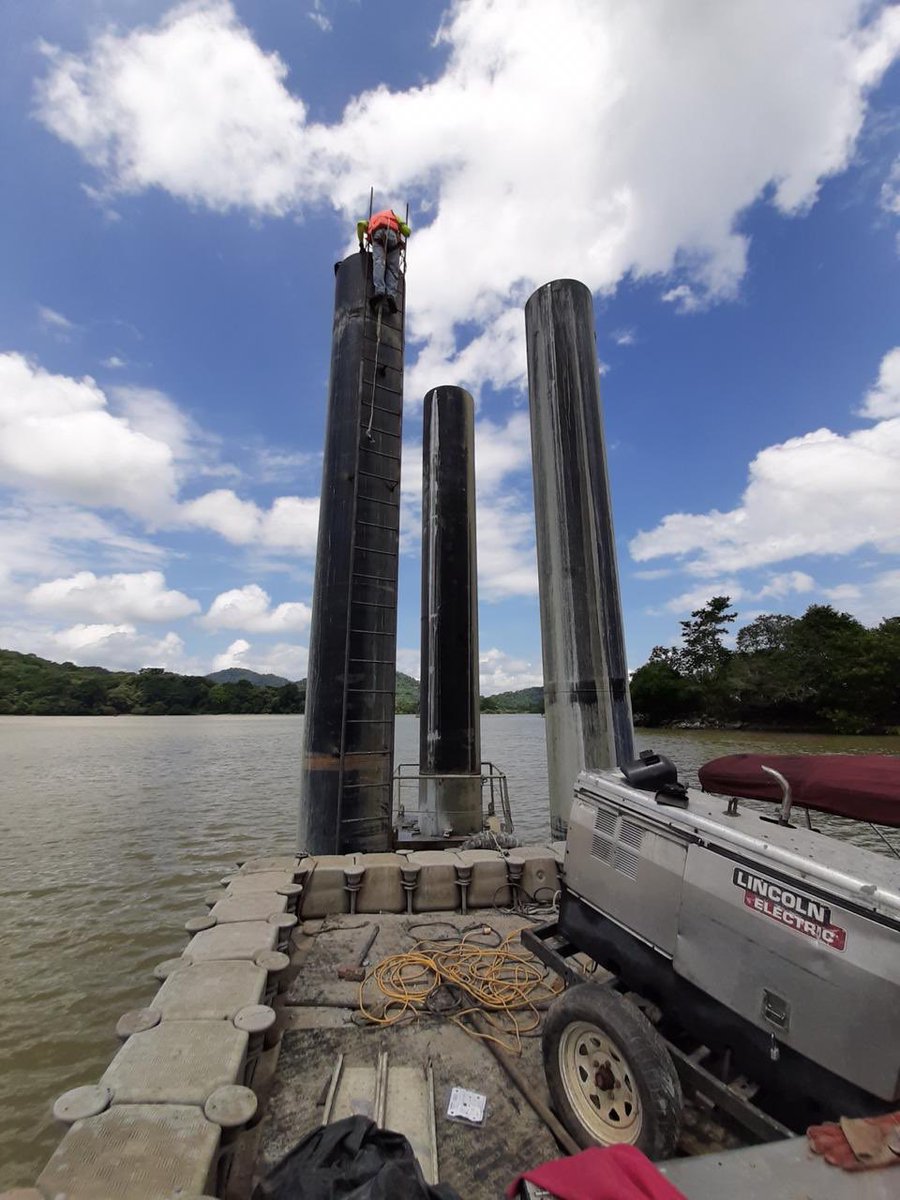 Monitoriza's tweet photo. Evaluación de la integridad del hormigón en pilotes mediante el ensayo Pile Integrity Test (PIT). Muelle para embarcaciones comerciales de pasajeros Gamboa.
https://t.co/YMEAbqmS4K https://t.co/aFqs7f89mk