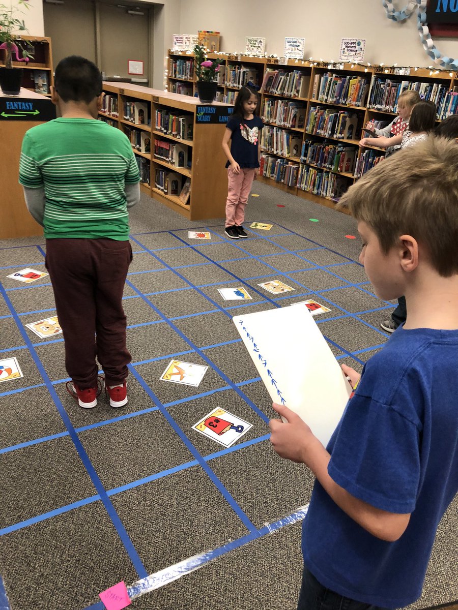 LibMustangs's tweet image. G2 is up & moving, one command at a time, working toward a goal! #codingunplugged #1LISD #LISDcodes #teamwork #tryagain #storyofmason @LeanderISD_Lib