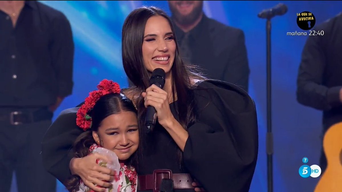 Hermoso momento @IndiaMartinez en #GotTalentLaFinal junto a #TrianaLaCanela Orgullosos de vos!!!