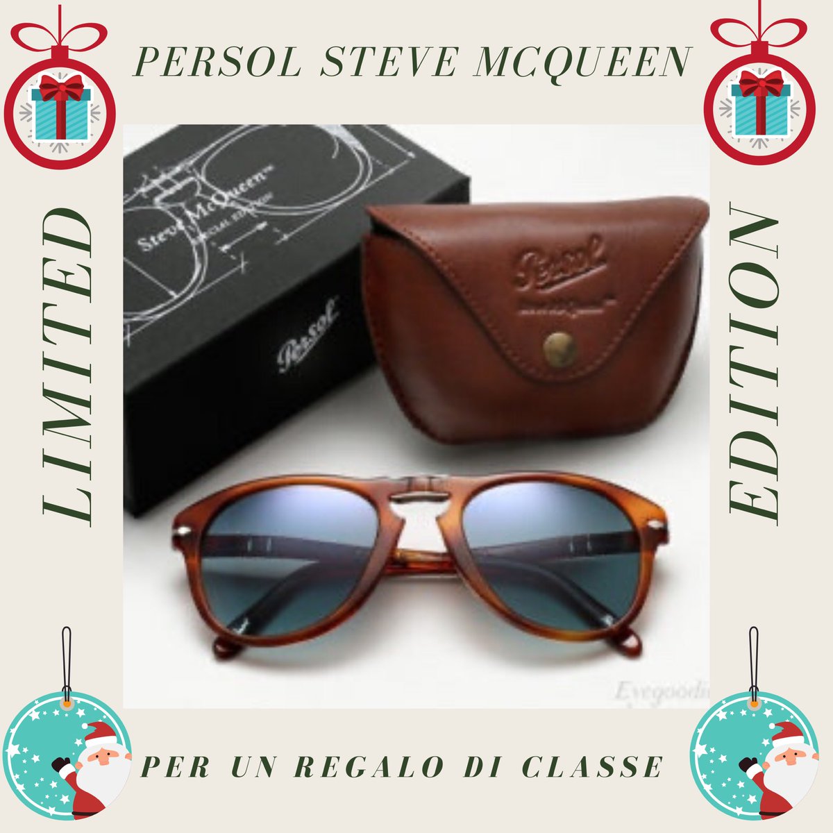 diecidecimi's tweet image. Per un #regalo di classe #persol Steve McQueen #MerryChristmas #Natale #LimitedEdition #diecidecimi