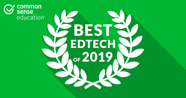 CommonSenseEd's tweet photo. It's here! Our Best EdTech list of 2019! Of course, you know what's best for your classroom, so check out the picks and find a new student favorite for 2020! https://t.co/NA8xSEsZjC #bestedtech https://t.co/07291XfjPf