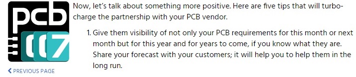 enigmaPCB's tweet image. Enigma is proud to provide industry-leading customer service - and that means always looking for ways to improve!  If you&apos;re also looking to make the most of your partnership with your PCB vendor, check out great practical tips in @PCB007com. #pcb

bit.ly/35vvsNk