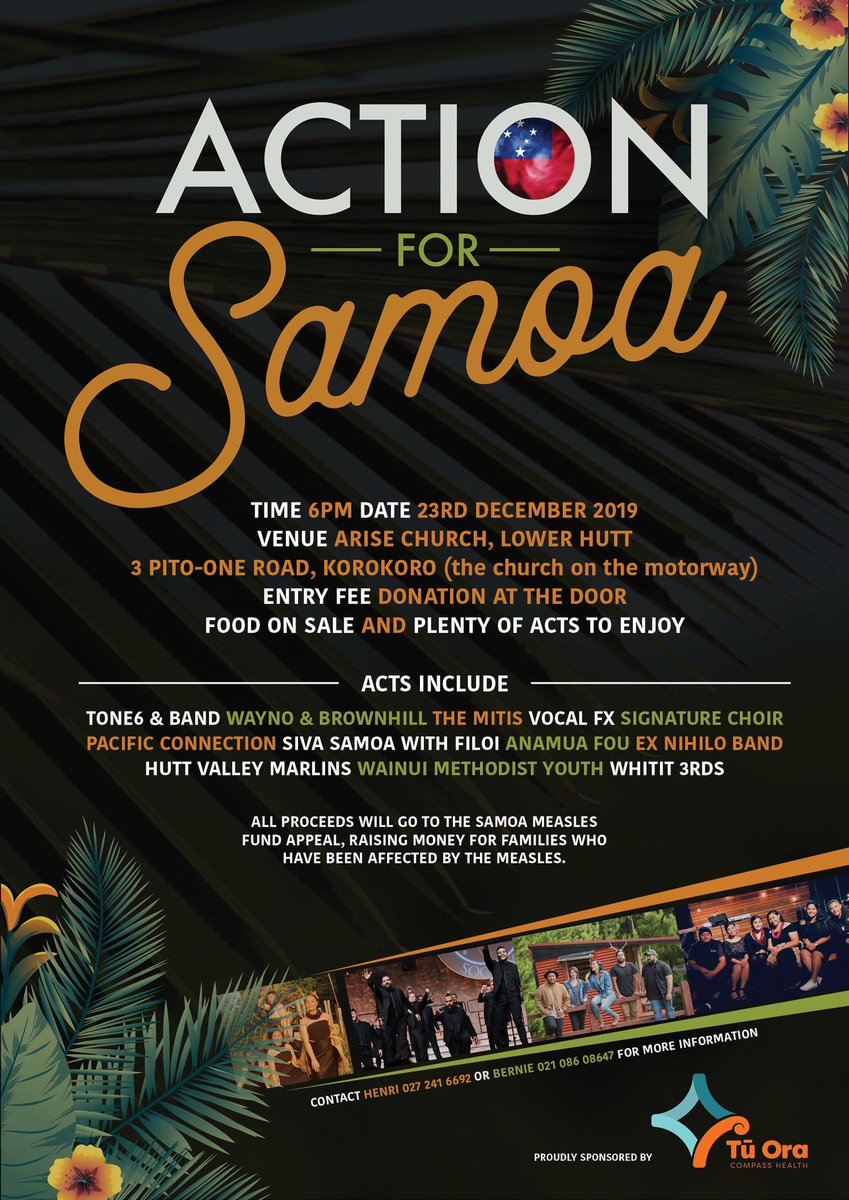 justbree04's tweet photo. ππππππ
Afio Mai Family!
Wellingtonβs best coming out for a night to support our homeland. Special guests #Tone6 coming down as well.
β₯οΈππ½πΌπΈ
( Also looking for some ushers as well, so please let me know if you are free to help - appreciate you all π)
#ActionForSamoa https://t.co/KvCkiLlA0P