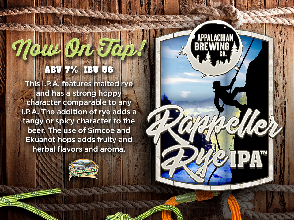 ABCGateway's tweet photo. Now on tap: Rappeller Rye IPA! 🍻🍺Try it paired with our Fire Jumper Burger! 🍔 https://t.co/FBeTh7QdU2
