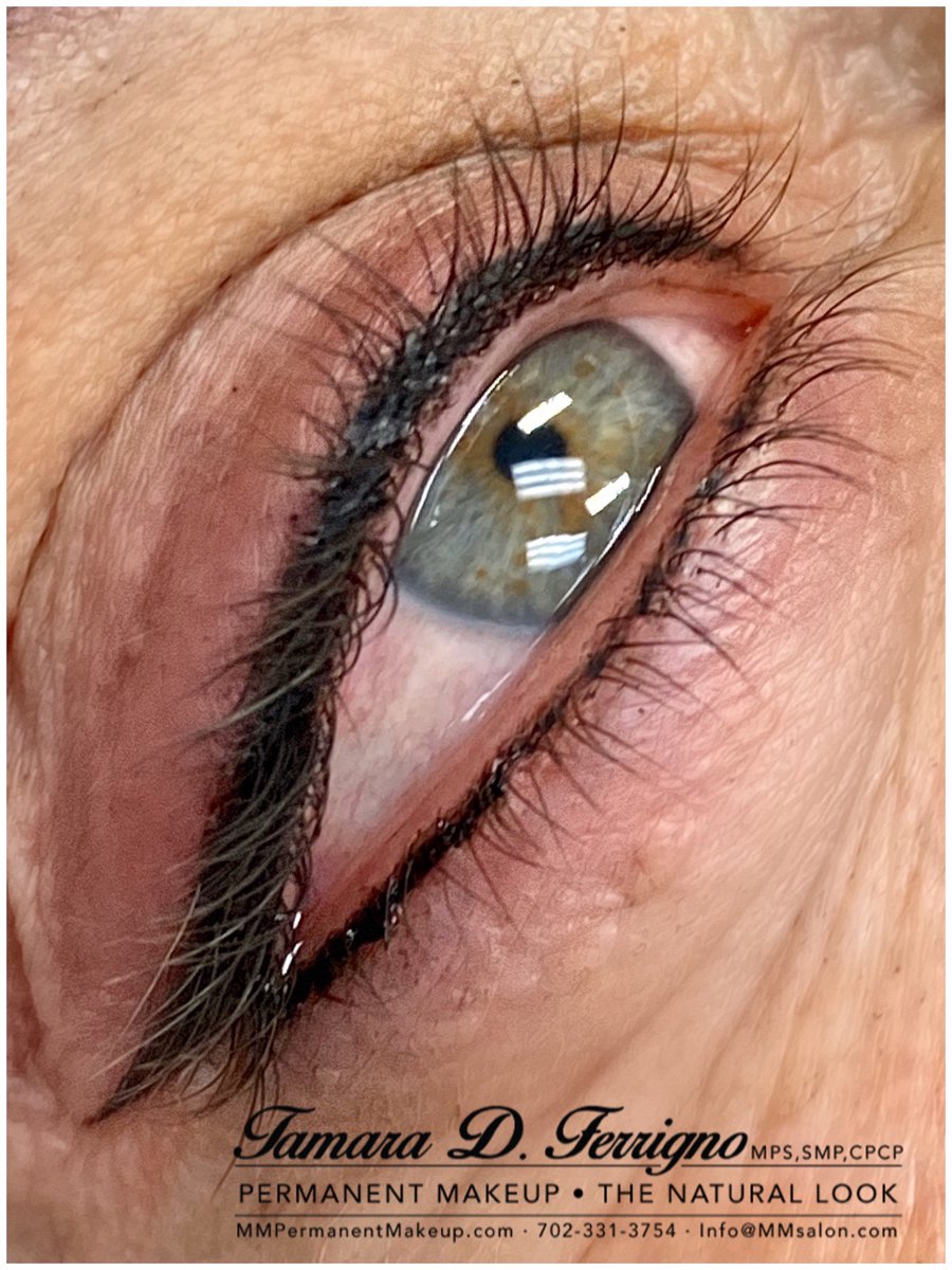 MMbrows's tweet image. Permanent winged #eyeliner done by me. 🥰 Contact info in bio!