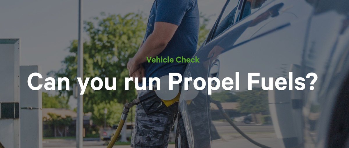 PropelFuels's tweet photo. Is your vehicle compatible with our Flex Fuel E85? Use our free online tool at https://t.co/FbfWYQZnJY to find out. https://t.co/rdpWaojxMp