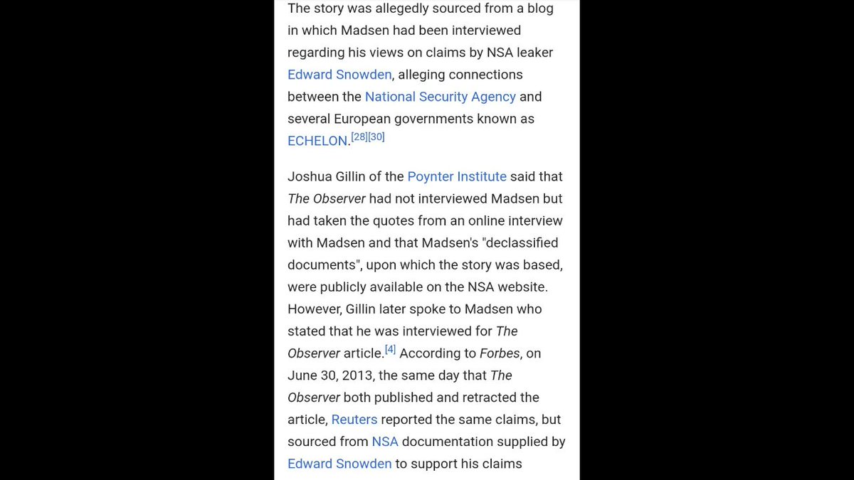 Wayne Madsen tried to tell everyone but he was called a "Conspiracy Theorist"ObamaSnowden9/11 and More... https://en.m.wikipedia.org/wiki/Wayne_Madsen