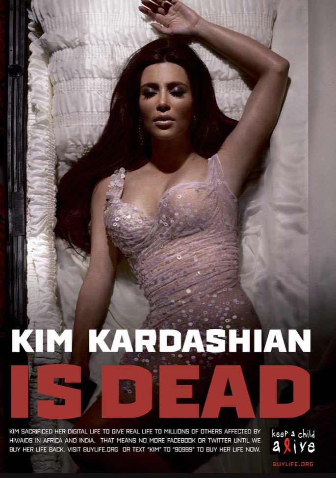 ItsConorBehan's tweet image. God I just had a flashback to that campaign celebs did in 2010 (!) where they “died” on social media by deactivating their account until a million dollars was raised for an AIDS charity?! The images are kind of wild.