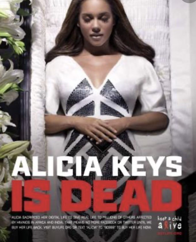 ItsConorBehan's tweet image. God I just had a flashback to that campaign celebs did in 2010 (!) where they “died” on social media by deactivating their account until a million dollars was raised for an AIDS charity?! The images are kind of wild.