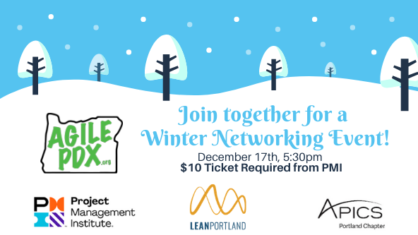 agilepdx's tweet image. Join our friends at PMI - Portland Chapter, Lean Portland, APICS and our AgilePDX community for a networking event tomorrow night! So exciting to see all of these communities coming together! Space is limited and tickets are required so don&apos;t delay. Info: buff.ly/2ElPlKE