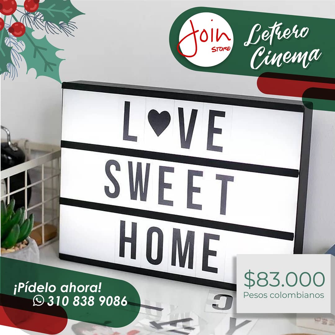 MyJoinStore's tweet image. 🎁🎅 Un perfecto regalo, letrero personalizable, con iconos, letras y más para que escribir emociones e ideas 🤩
Funciona conectándolo a un enchufe, a USB, o con baterías. Bastante práctico, funcional y creativo.
Ye lo llevamos donde gustes.
¡Pídelo aquí ahora!
#JoinStore 🛍️