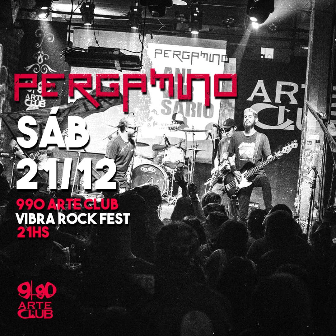 Despedimos el año en el 🔥Fᴇsᴛɪᴠᴀʟ ᴍᴀ́s ᴠɪʙʀᴀɴᴛᴇ ᴅᴇ Cᴏʀᴅᴏʙᴀ🔥
Este sábado 21 nos presentamos en @990arte.club para brindar nuestra última fecha del año!
En la segunda edición del #VibraRockFest desde las 21hs