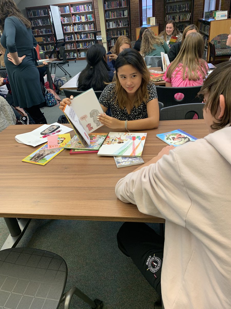 Our FHS tutors are ready to meet their Vance Village friends after practicing interactive read slouds and learning about reader’s notebooks from some very special West District Tigers! <a href="/fhsliteracy/">Meghan McCabe</a> <a href="/1FarmingtonHS/">FarmingtonHS</a> <a href="/Farmingtonwds/">West District School</a> <a href="/Mrs_Tolles/">Jessica Tolles</a>