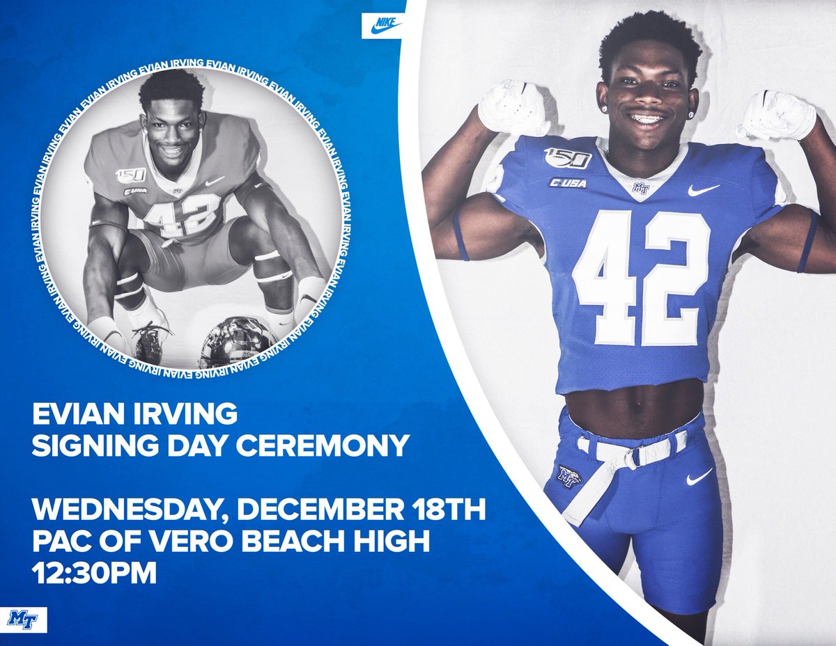 48Smurk's tweet photo. Thank You #VeroNation💙, I will officially be a Blue Raider on Wednesday, December 18 #StoryOfGlory🔵⚪️⚫️ https://t.co/Wt7d8OpaBz