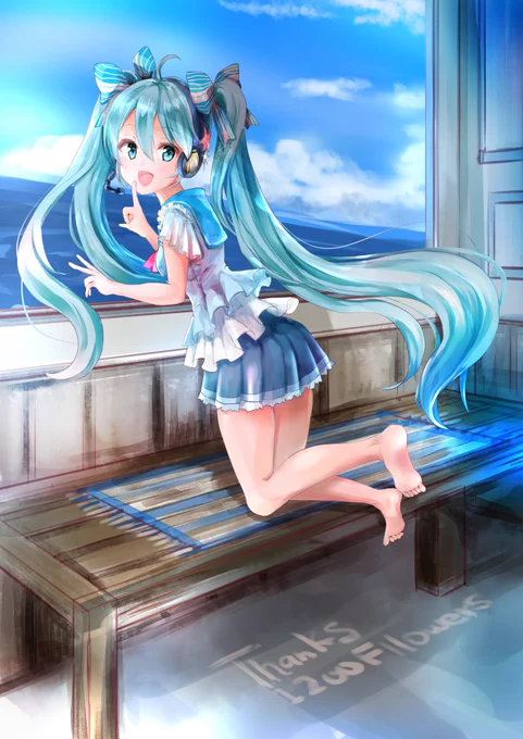 #今年あなたが推しつづけた人
初音ミクちゃんって言うんですが
オリジナル衣装たくさん着せたなー!???? 