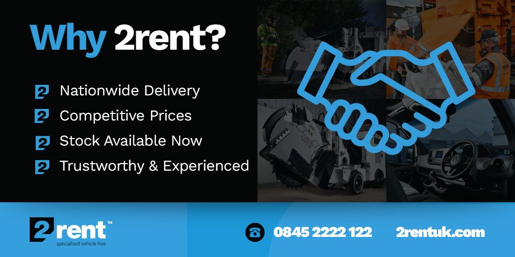 Why 2Rent?
• Nationwide Delivery
• Competitive Prices
• Stock Available Now
• Trustworthy &amp; Experienced
Call us today for more information >>
0845 2222 122
buff.ly/2O3tPPa