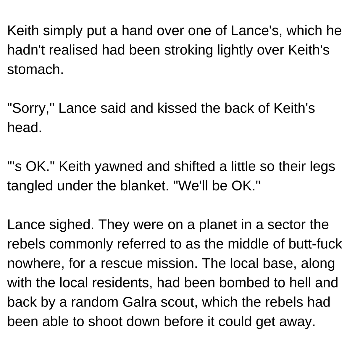 d4s_scribbles's tweet photo. Day 17: Spooning, Voltron era, feat. snuggly bois. I’m back! Hopefully I’ll finish by the New Year OTL Read fully here: https://t.co/AEM1MinFxl
#30dayOTPchallenge #klance #klancefic #klancefluff https://t.co/mlntw1QlXC