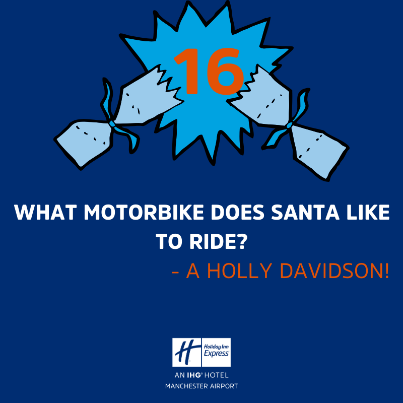 Here’s todays #christmas cracker! #ihg #rbh #ilovemcr #manchesterairport o