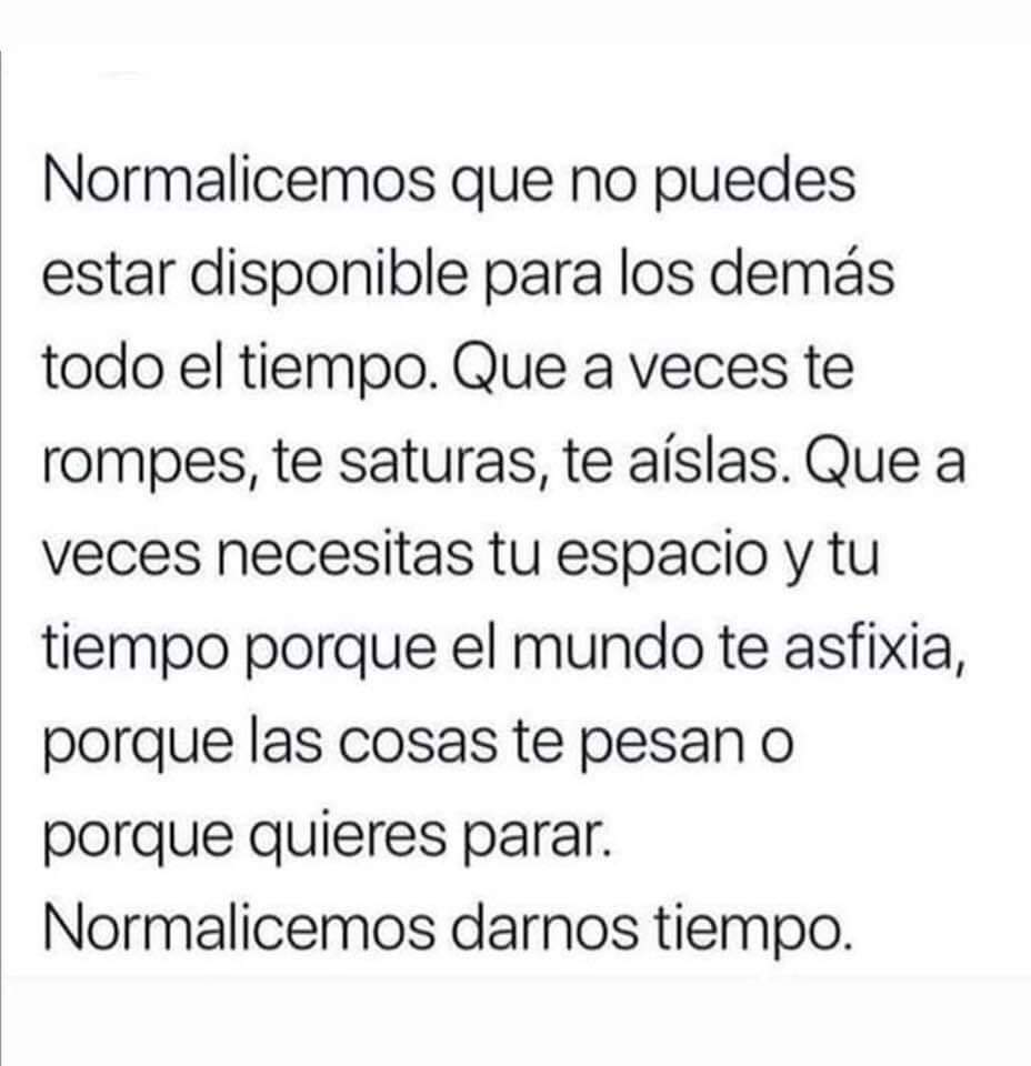 pabloruanos's tweet photo. Muchas veces nos necesitamos a nosotros mismos. Y no pasa nada. https://t.co/vFAXncASRT