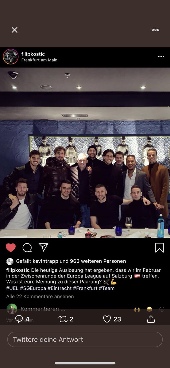 beategeibel66's tweet photo. 🤔 Rebic hatte nen freien Tach und war mal wieder in Frankfurt beim Friseur ? #anteportas #SGEuropa https://t.co/515HLAttoe