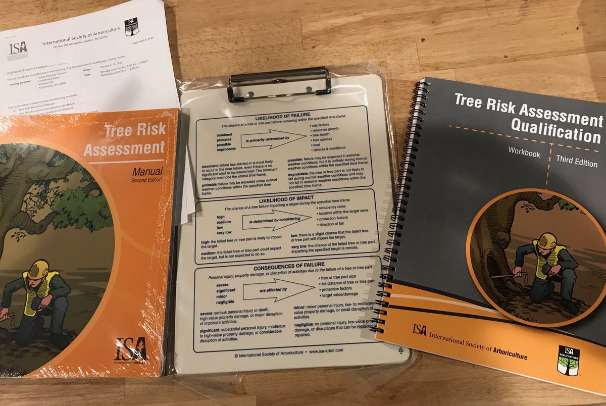 Prepping for the ISA TRAQ course next month 👍🌲