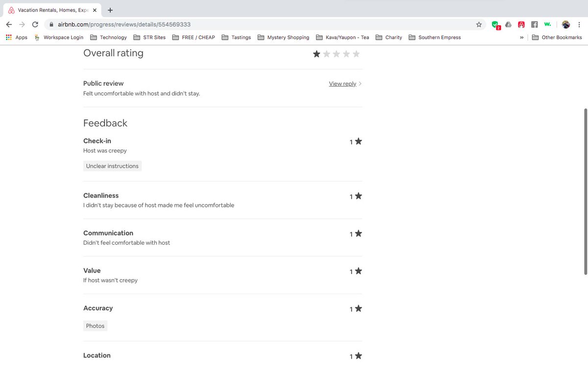 <a href="/AirbnbHelp/">Airbnb Help</a> released new policy on Reviews. I have a review that violates TOS yet the Case Managers is misinterpreting, misunderstanding &amp; misapplying the TOS, 10.2 Ratings &amp; Reviews, 5.8 Content &amp; new rules. Guest never arrived! Is this how you uphold TOS <a href="/Airbnb/">Airbnb</a> &amp; <a href="/bchesky/">Brian Chesky</a>?