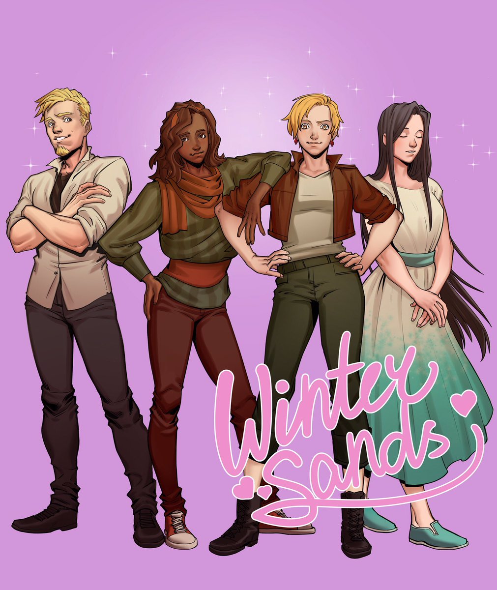 whaeverstudios's tweet photo. A beautiful, wonderful art from @syrmedved with a #DreamDaddy take on our logo (we have the best inspirations!)
#whaeverstudios #wintersands #fantasy #wsart #wsagatha #wskeepers #wsnimeire #wsliora #wsxander #fantasy #gamedev #visualnovel https://t.co/AP1GypMs2V