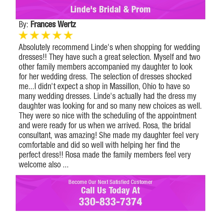 linde's bridal & prom