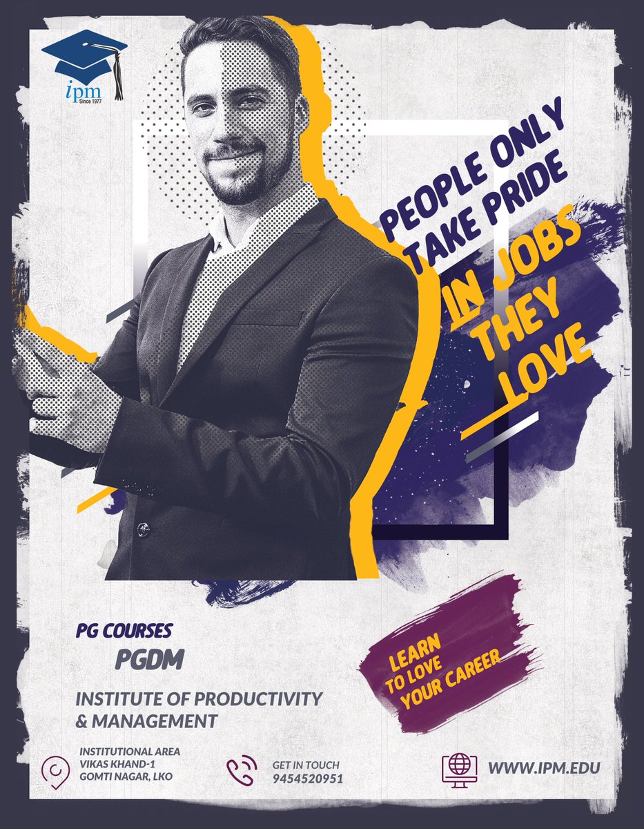 Learn to love your #career
#pgcourses #pgcourse #pgdm #pgdmplacements #job #jobs #careergoals #careerchoice #business #education #bba #mba #mbalife #tuesdayvibes