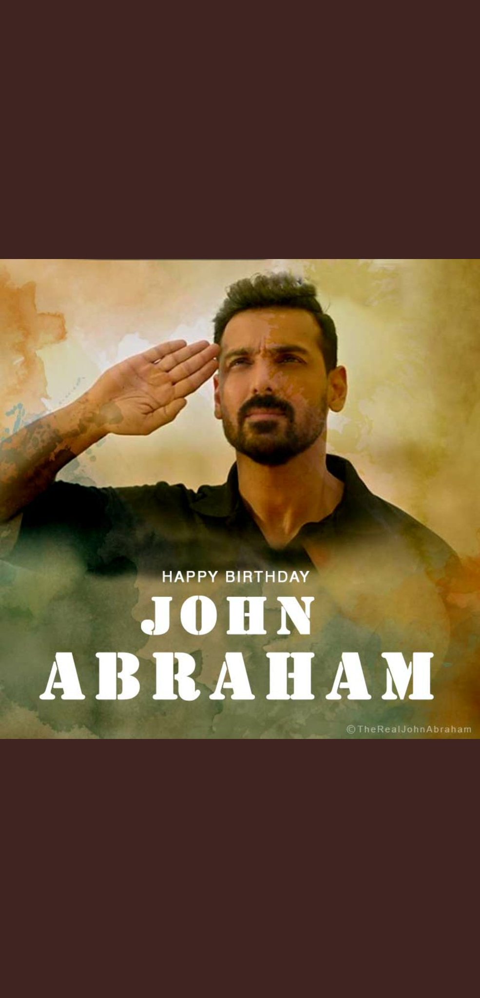 Happy Birthday to My Favourite Hero John Abraham    