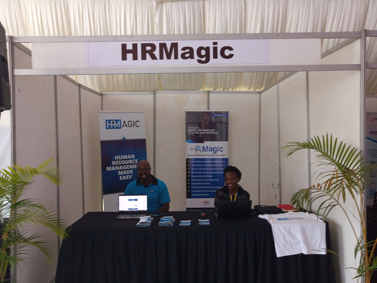 HRMagic_UG's tweet photo. Happening right now at UICT Nakawa.
We hope that you will pass by to find out more about HRMagic.
#ICTInnovationsExpo19
#HRMagic https://t.co/xS80u6EGJK