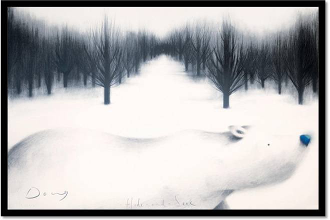 A magical time of the year for <a href="/DougHydeArtist/">Doug Hyde</a> fans! Here’s a 2011 piece from the Lost Reindeer...enjoy ! #canyouspotthereindeer