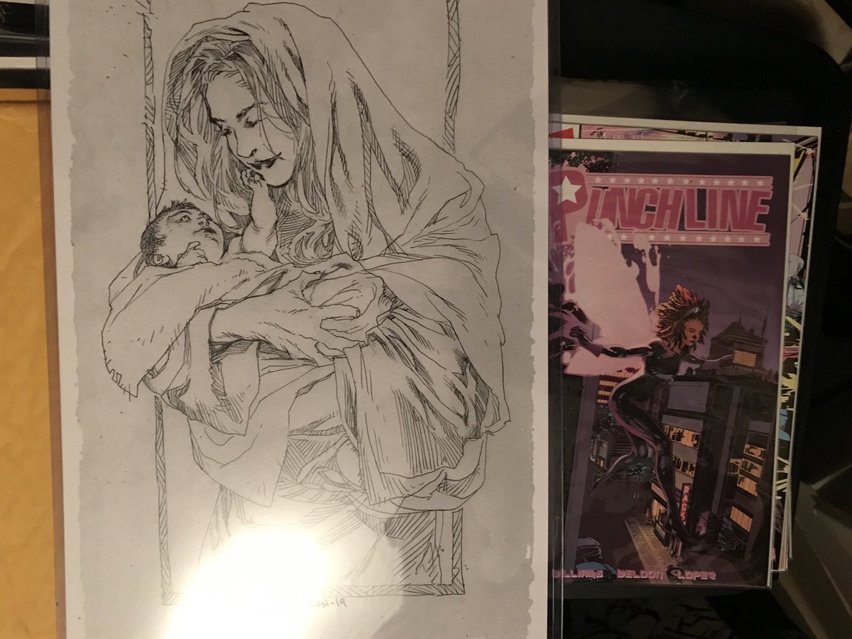 Mail Call: Friday Night Auctions edition. @WeldonArt @AbacusMike 
Thank you for the beautiful prints. 
#SupportIndieArtist #TeamComics