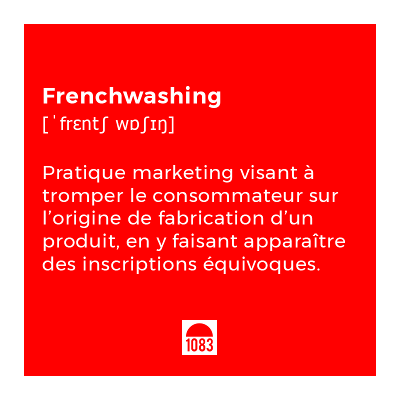 Le #frenchwashing vous connaissez ? 🤔 Au lieu de travailler sur la provenance de leurs produits, certaines marques choisissent la facilité. On vous guide et vous parle de notre recherche de cohérence chez 1083 👖 👉 1083.fr/blog/gare-au-f…