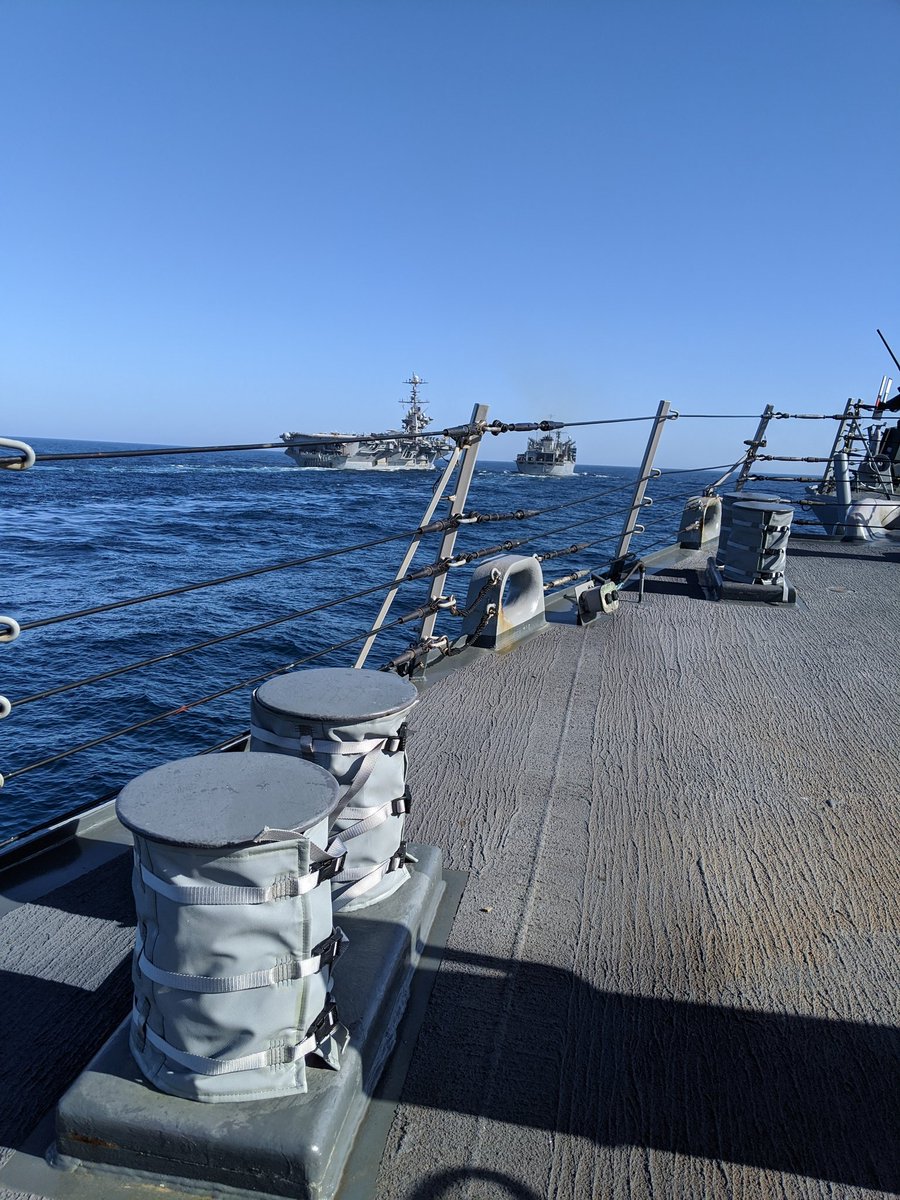 kaitlynbixbyy's tweet photo. Here's a little some some for y'all
@USNavyEurope #6thFleetVibes #FDNF #USSRoss #3rdDeployment https://t.co/VyVGauxJHQ