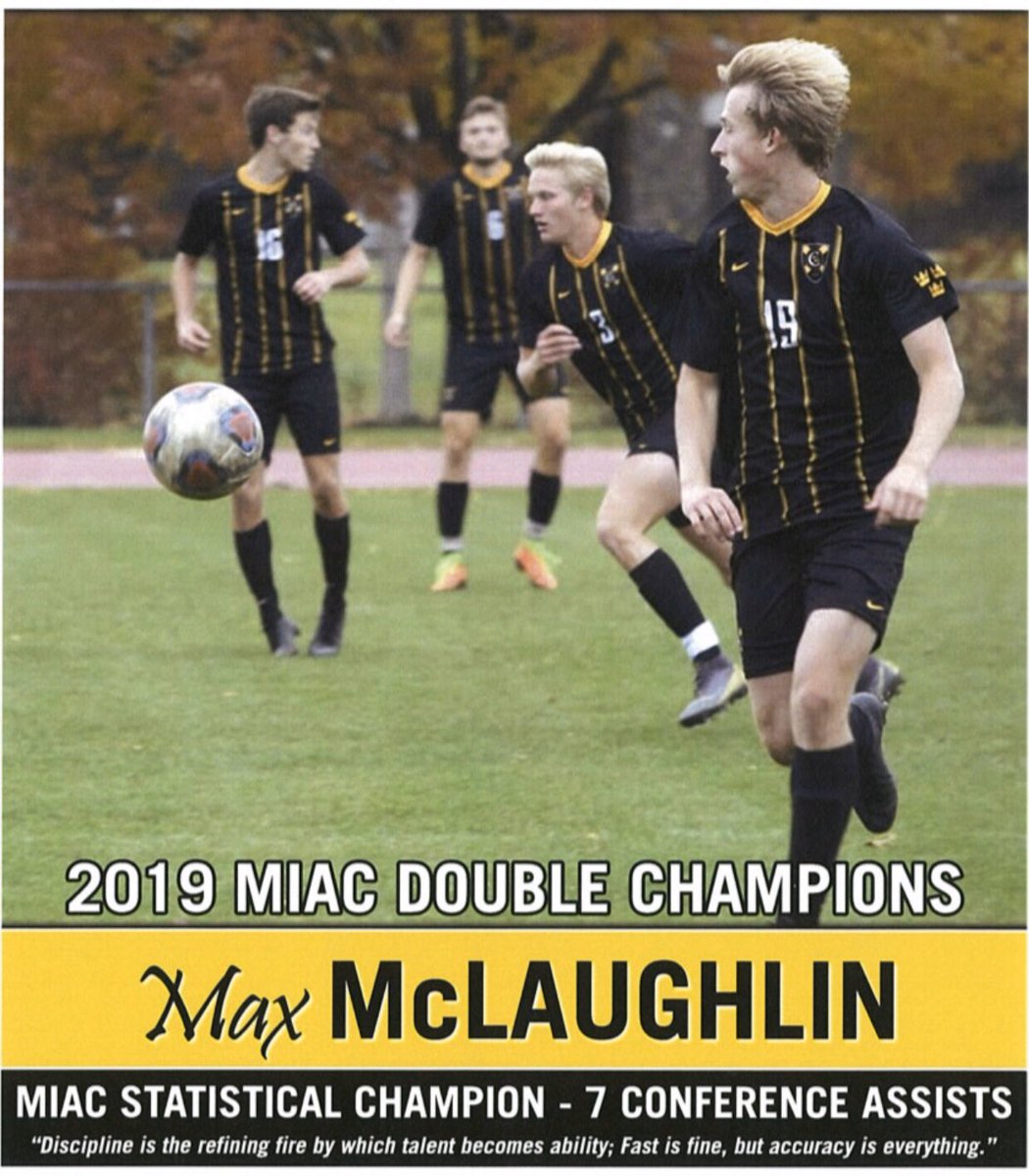 gustiemsoccer's tweet image. 🚨TEAM AWARDS🚨
•🐐&amp;amp; MIAC statistical Assist Champ @Thee_Gibbons 
•⚽️MIAC Statistical Champ: Goals &amp;amp; Pts - Cole Schwartz
•🎯MIAC Statistical Champ: Game winning goals @raphacattelin 
•👊MIAC Statistical Champ: Conference Assists @max_mclaughlin1 

#GoGusties👑👑👑
#YESSIR