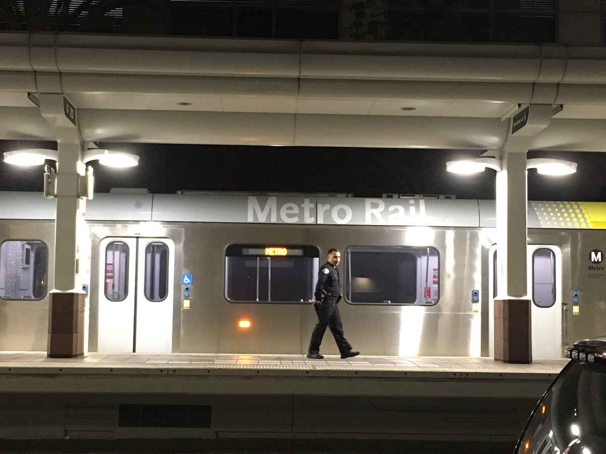 LBPDBlueLine's tweet image. Long Beach PD on the Metro A-Line, public safety through partnerships. #lbpdcares