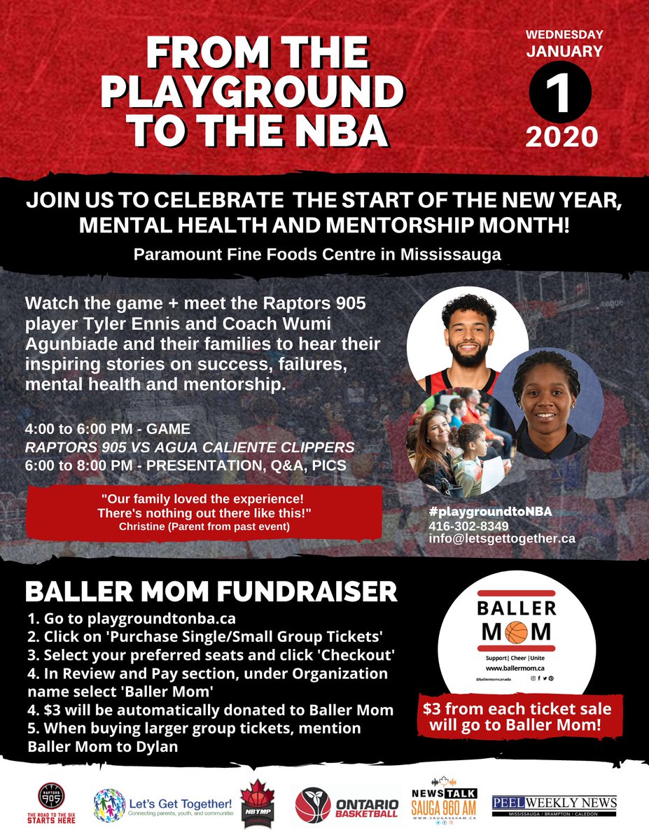 GetTogetherTO's tweet photo. Support @ballermomcanada Fundraiser! When buying your #playgroundtonba tickets, select #ballermomcanada under organization name and $3 from your ticket purchase will go towards helping them provide programs and services for Baller #families across the #GTA! #letsgettogetherTO https://t.co/q1BMw8RJGS