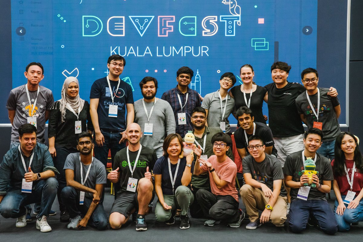 shanggyilim's tweet photo. Very happy to be part of the speakers who help make DevFest Kuala Lumpur a reality! (Not all speakers are present full list at https://t.co/QL1eVYeKfU) #DevFestKL19 #DevFest19 #DevFest https://t.co/5Nz3IDfmrw