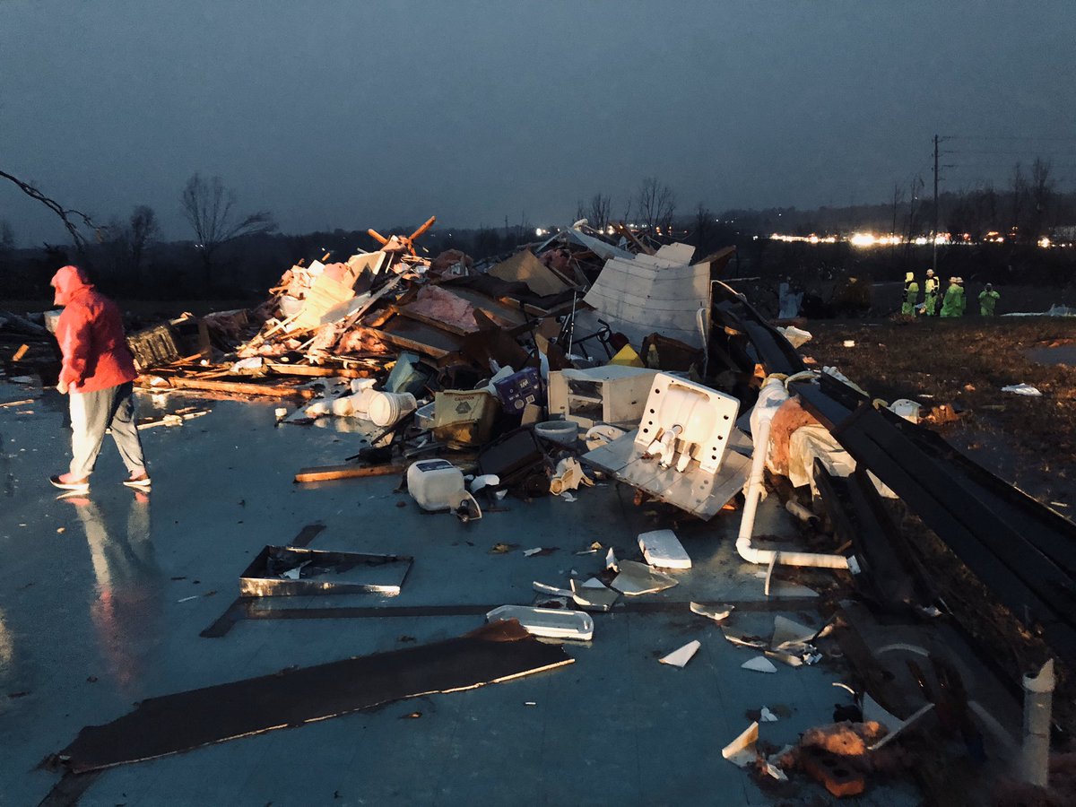 AlsupTheWriter's tweet photo. I had no idea I’d end up covering tornado damage when I went to work this morning. These are photos of what’s left of Lighthouse Baptist Church in Guntown, MS. Check out out full storm coverage at https://t.co/grc7yMIXyt https://t.co/0CX58f4SUK