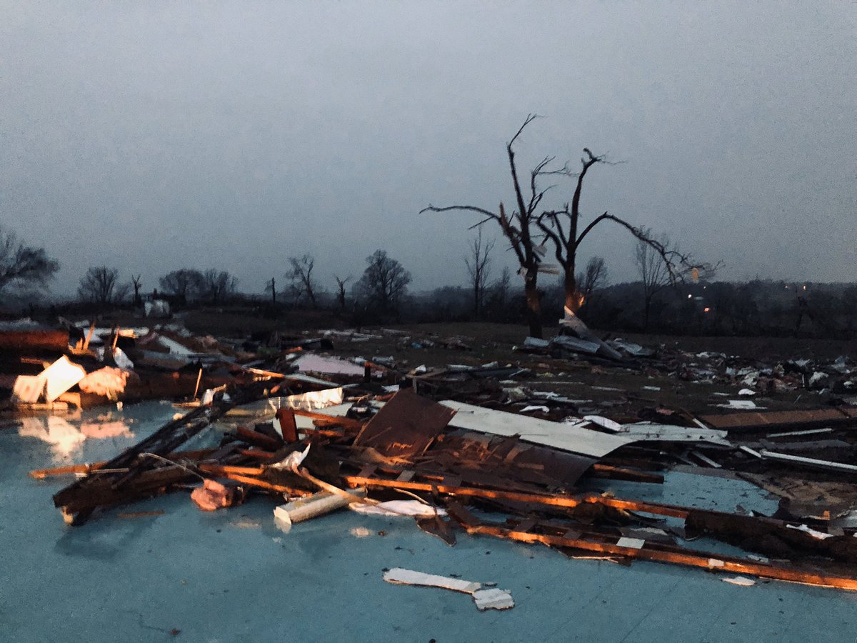 AlsupTheWriter's tweet photo. I had no idea I’d end up covering tornado damage when I went to work this morning. These are photos of what’s left of Lighthouse Baptist Church in Guntown, MS. Check out out full storm coverage at https://t.co/grc7yMIXyt https://t.co/0CX58f4SUK