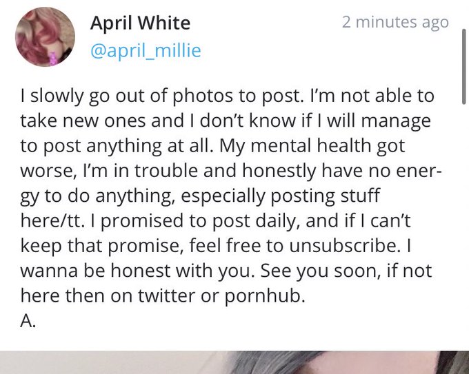 Great, the last tweet got cut. So here I post a ss from onlyfans. I&rsquo;m sorry /// https://t.co/ZlE7FGe