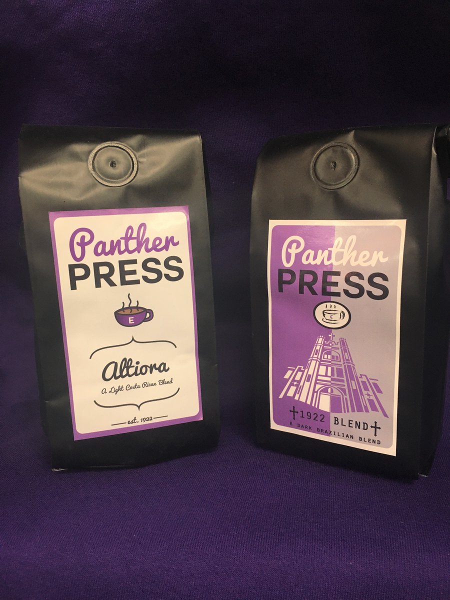 ehs_store1's tweet image. Just in time for Christmas~Elder's very own coffee. Choose between the 'ALTIORA BLEND' - Costa Rican or the '1922 BLEND' - Brazilian coffee. Sure to please both the coffee connoisseur and the Elder fan on your list. (Labels designed by Jason Thomas '20 and Brian Kenkel '20)
