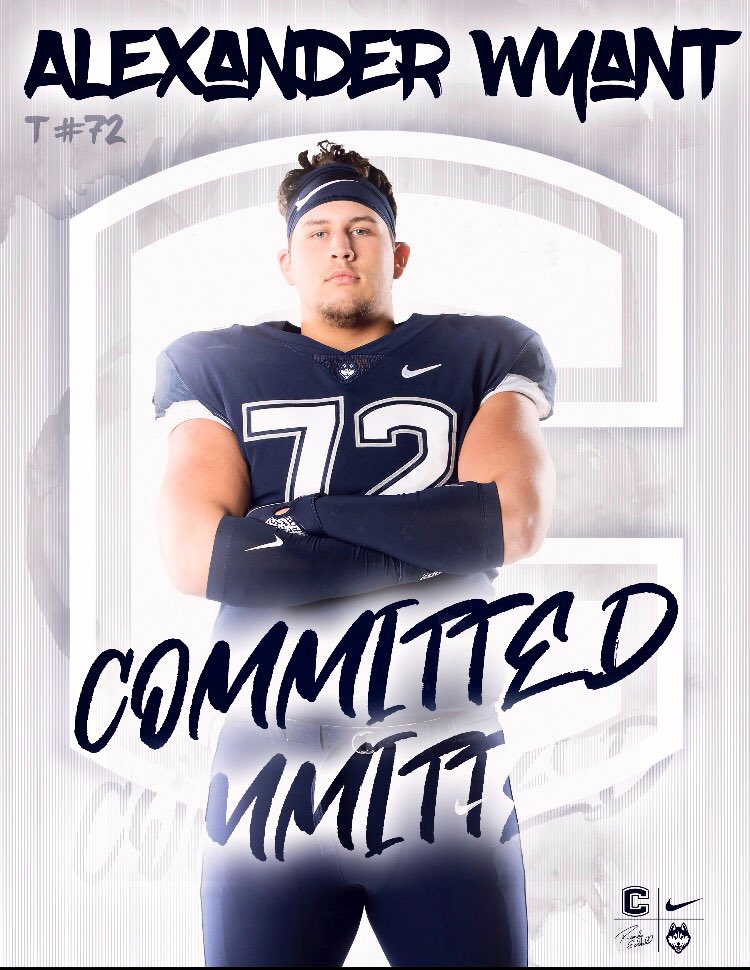 Wyant_72's tweet photo. God gave me this opportunity and I will honor it and celebrate every day of it. 🙏🏼 After a long journey I found my home at UConn thanks to @RandyEdsall and @CoachBenChapman. None of this would be possible without @bubbagonzalez76 and my OCC fam!! #RaiseTheBar #Huskies 🏴‍☠️➡️🔵🐾⚪️ https://t.co/iNcC85pp2n