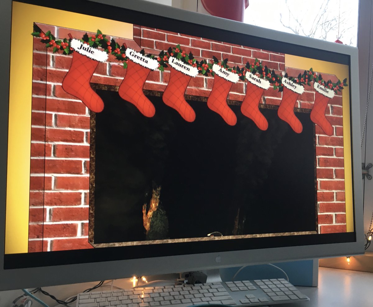 Merry chemosynthesis from the Huber Lab! No vent enthusiasts (or people) I'd rather decorate with! And yes, there is marine snow and a whale fall. Yes, we have a ciliate with an FLP, pipette tip box decor, and Riftia made with holly. And yes, this is the coolest fireplace ever.