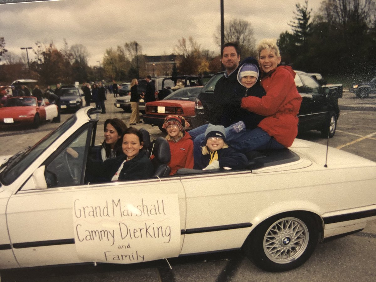 Cleaning Out My Office Part 32: Grand Marshal of the Miami University Homecoming Parade about 22 years ago. My family rode with me! #LoveAndHonor ⁦<a href="/miamiuniversity/">Miami University</a>⁩ ❤️🥰