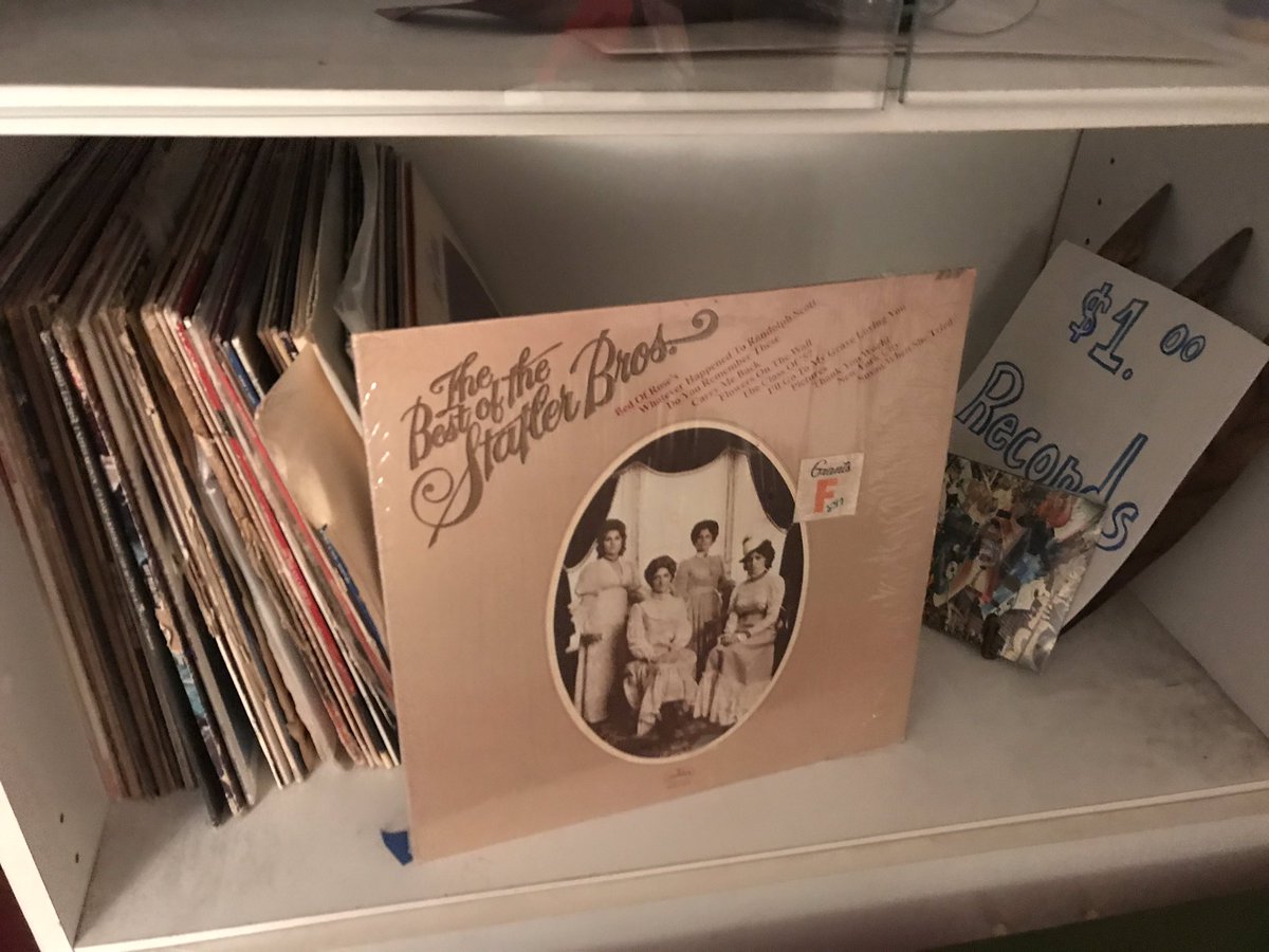 We got $1 records!! Come get the best of the Statler bros and some other coveted crap
