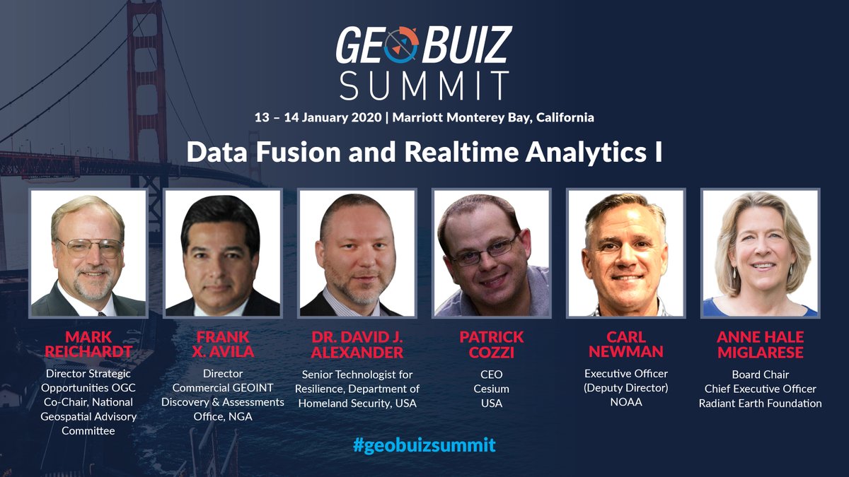 Get ready to witness the Industry leaders discussing Data Fusion and Realtime Analytics only at #GeoBuizSummit!

Grab Your Seat Today: bit.ly/2qWfEUz