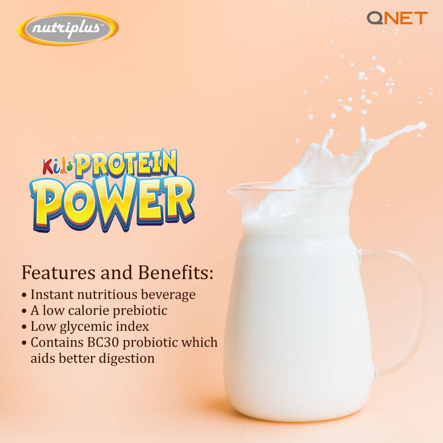 kamalnathsing1's tweet image. Enjoy this delectable protein drink with various health benefits for your kids. Nutriplus Kids Protein Power ensures better digestion with low calories, available in yummy flavors of Vanilla ice cream and Choco-Butter Cookie.

#QNET
#TruthAboutQNET
#QNETwarriors