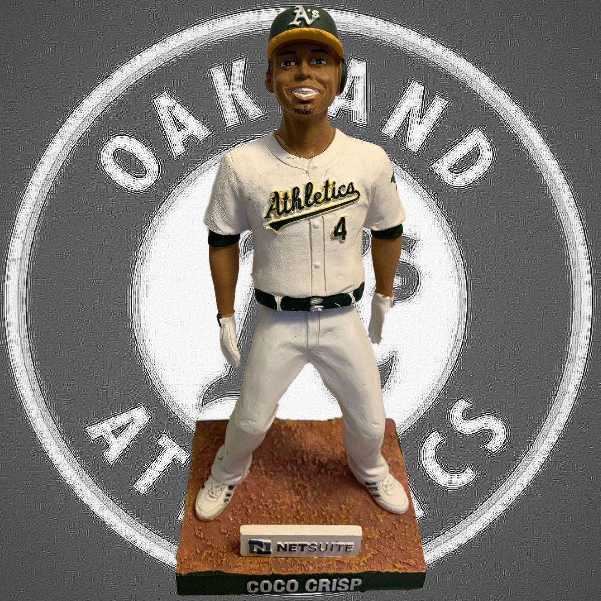 510bobbles's tweet photo. Can you Bernie Lean? Coco Crisp can! #bobbleheadoftheweek #bernielean #athletics #herotown https://t.co/iT6TwlsGVP